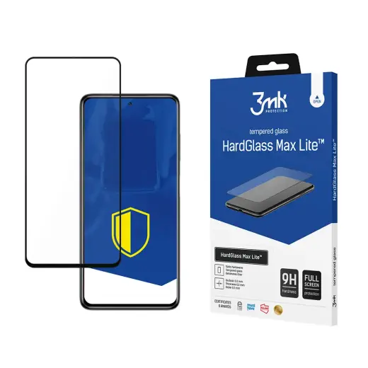 3mk HardGlass Max Lite™ tempered glass for phone Xiaomi Poco F3 5G black