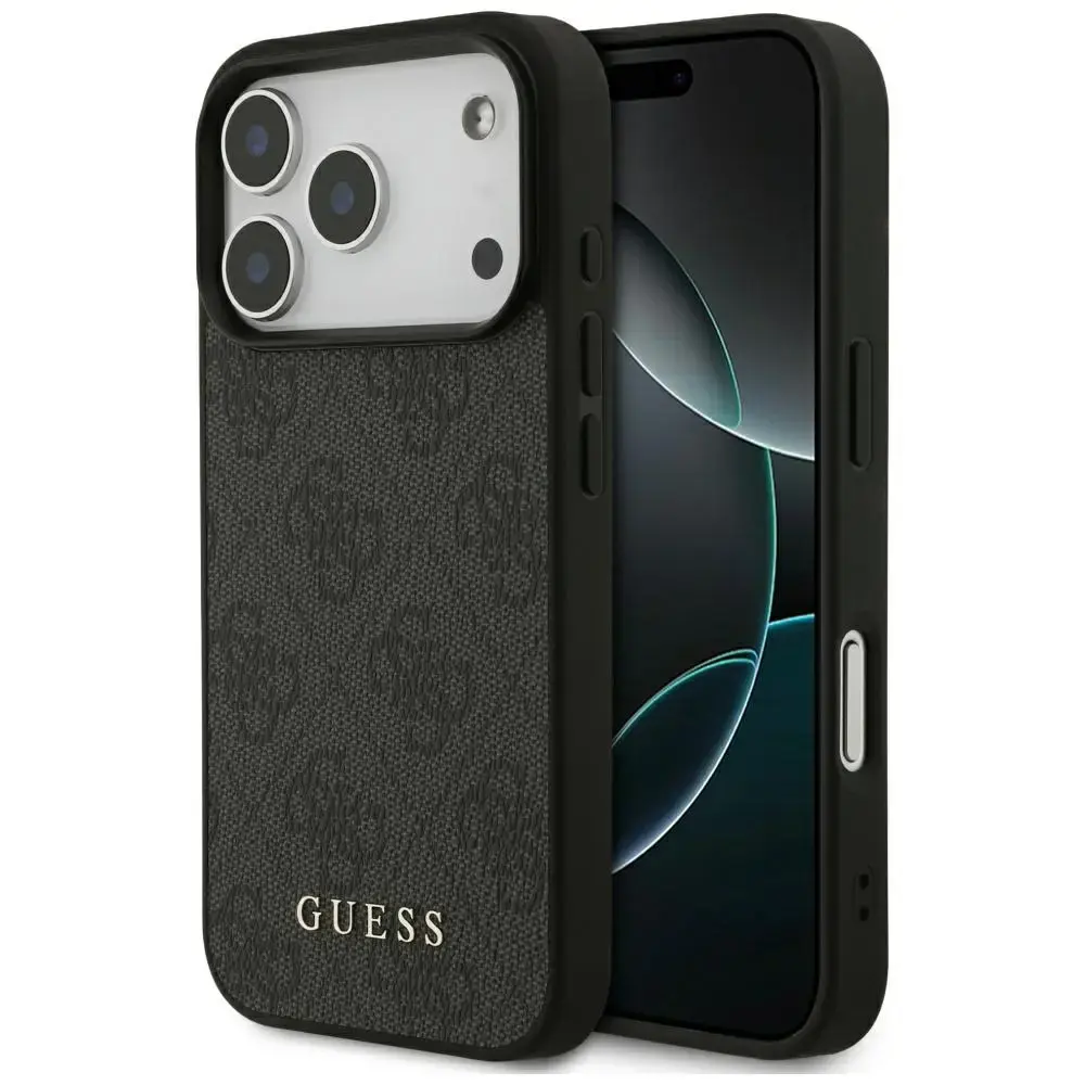 Guess 4G Classic maciņš telefonam iPhone 17 Pro melns