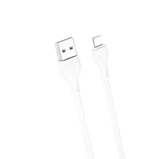 XO NB200 провод для передачи данных и зарядки | USB-A на Lightning | 12W | 1m | белый