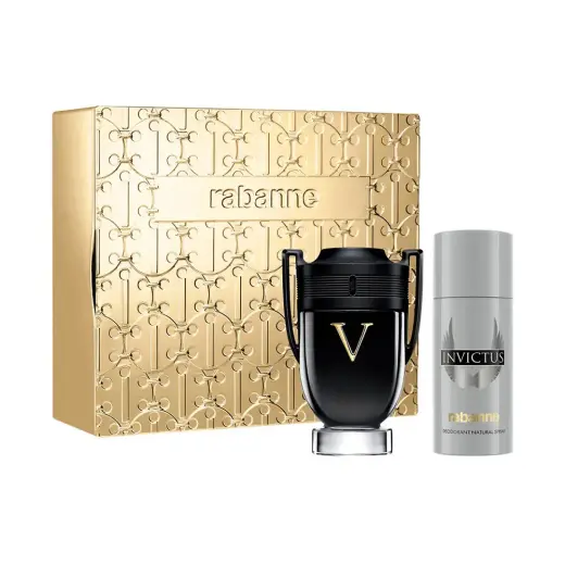 Set Paco Rabanne: Invictus Victory, Eau De Parfum, For Men, 100 ml + Invictus Victory, Deodorant Spray, For Men, 150 ml