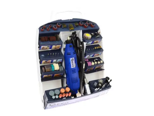Rotary Tool with Flexible Shaft and 300-Piece Accessory Assortment