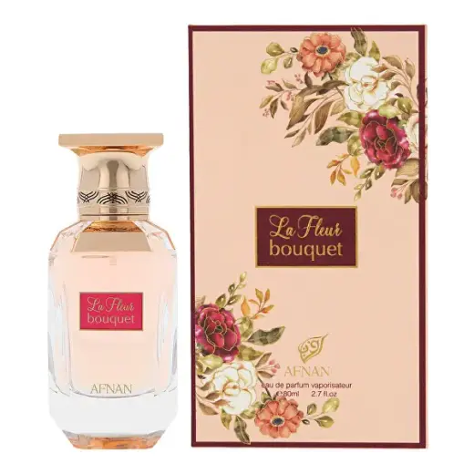 Afnan Perfumes La Fleur Bouquet Eau De Parfum Spray for Women - 2.7 Oz
