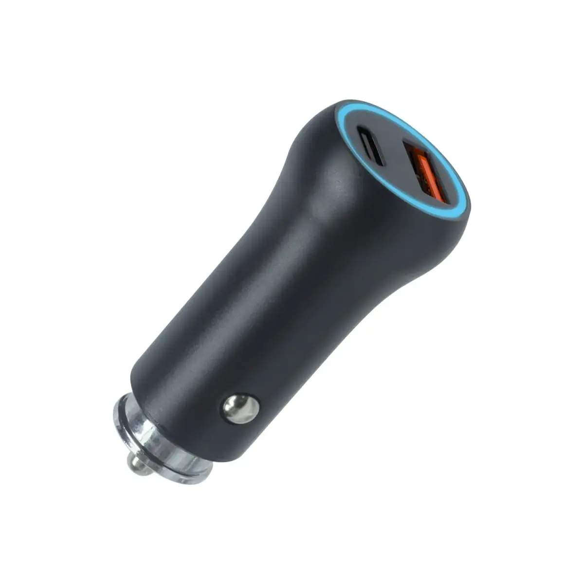 Setty CC-AC-201 auto lādētājs | 20W | PD, QC | USB-A, USB-C | melns