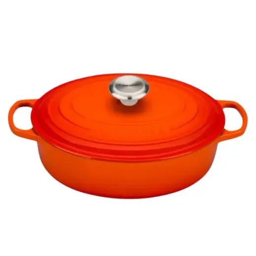 Le Creuset Čuguna katls ovāls Ø27cm / 3,4L oranžs