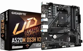 GIGABYTE A520M DS3H V2 AM4 DDR4 mATX MB