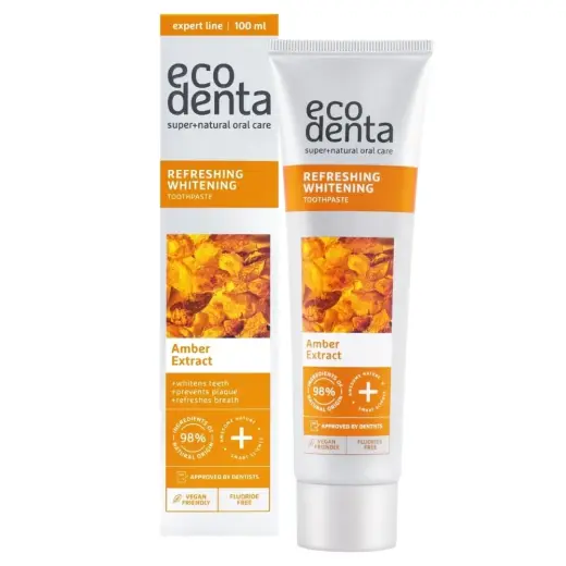 Ecodenta, Refreshing Whitening, Whitening, Toothpaste, 100 ml