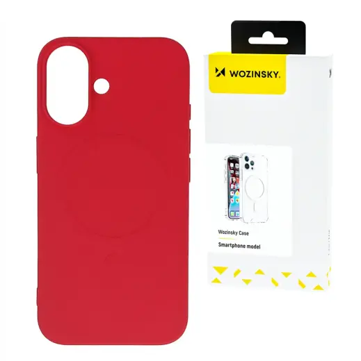 Liquid Silicone telefono dėklas su MagSafe palaikymu Samsung Galaxy S25 (S931) raudonas
