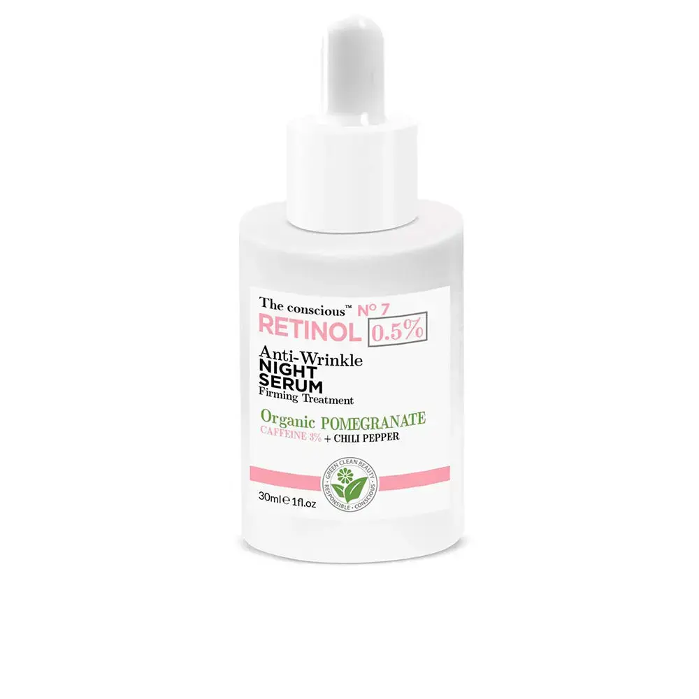 Biovene, The Conscious No.7, Retinol, Anti-Wrinkle & Firming, Night, Serum, For Face, 30 ml