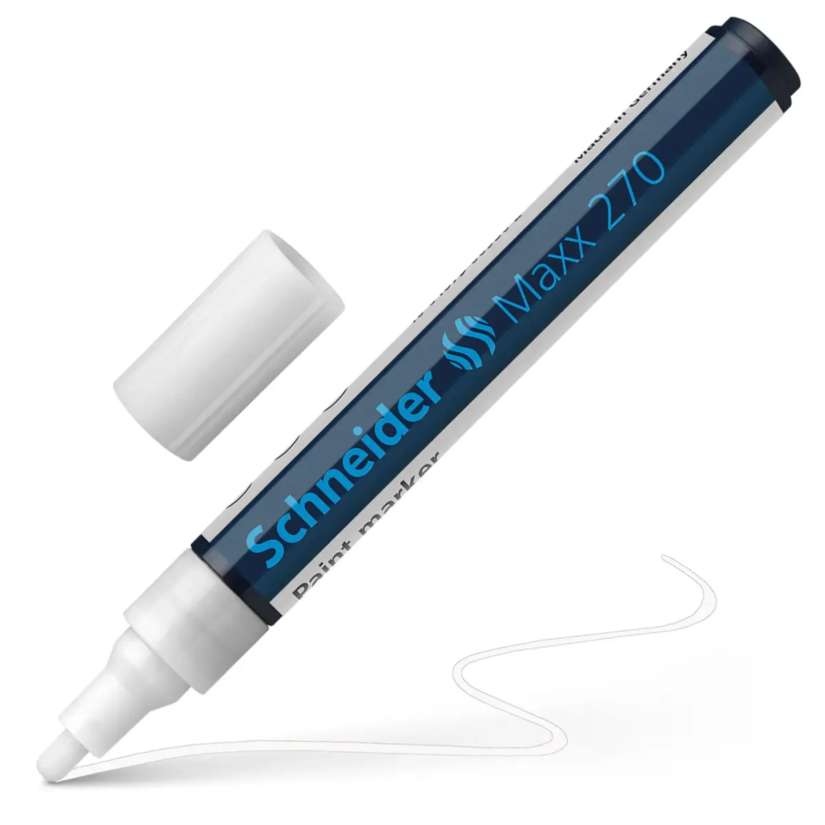 Noturīgais marķieris SCHNEIDER PAINT MARKER Maxx 270, 1-3mm, konisks, balts