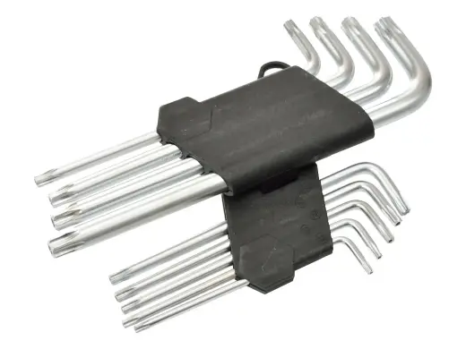 Pikkade Torx-võtmete komplekt T10 - T50, 9 tk