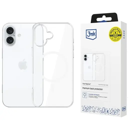 Case 3MK Clear MagCase for Apple iPhone 17