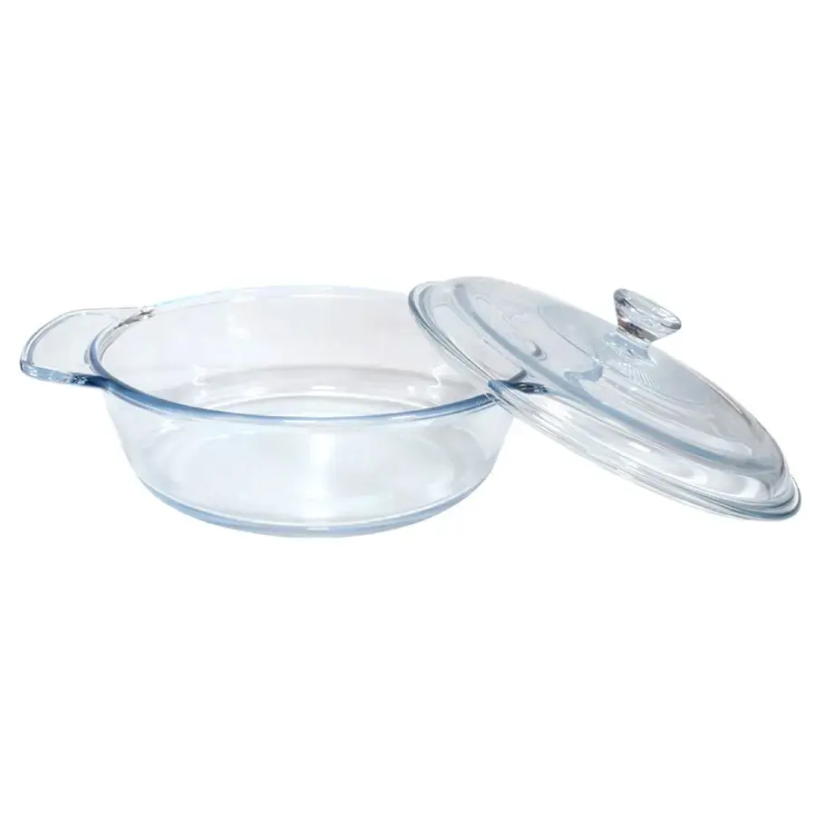 Trauks stikla karstumizturīgs ar vāku 1.7L, 28x22x12cm