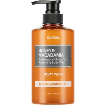 KUNDAL Honey & Macadamia Pink Grapefruit Body Wash - Sprchový gel 500ml