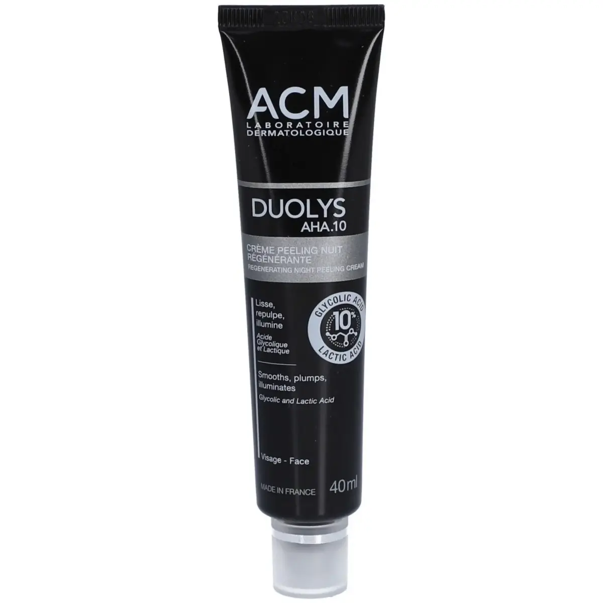 Laboratoire ACM, Duolys, Peeling, Night, Cream, For Face, 40 ml