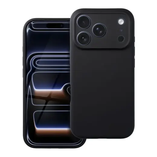 Forcell F-Protect Rubber Premium phone case with MagSafe support for iPhone 16e | iPhone 17e black