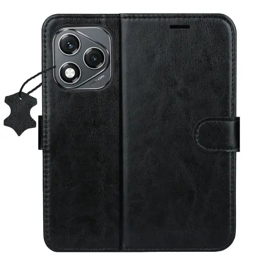 Smart Luxe leather case for Honor 400 Lite black