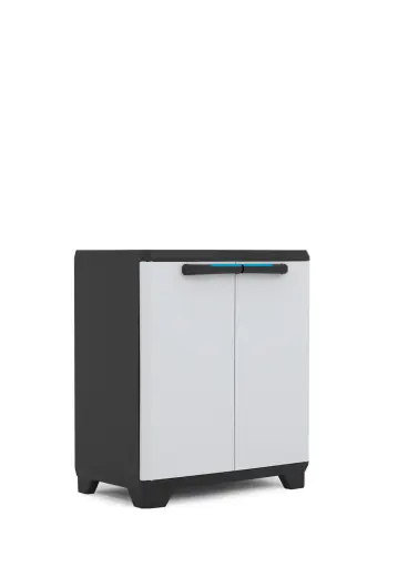Skapis Linear Base Cabinet 68x39x90cm melns/pelēks/tumši zils