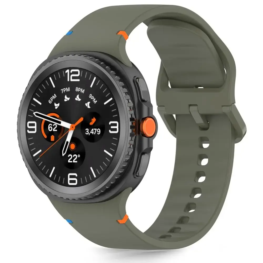 TECH-PROTECT SILICONE SAMSUNG GALAXY WATCH 8 | CLASSIC (40 | 44 | 46 MM) ARMY GREEN