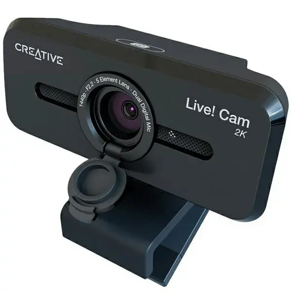Creative Sync V3 2K QHD tīmekļa kamera melna