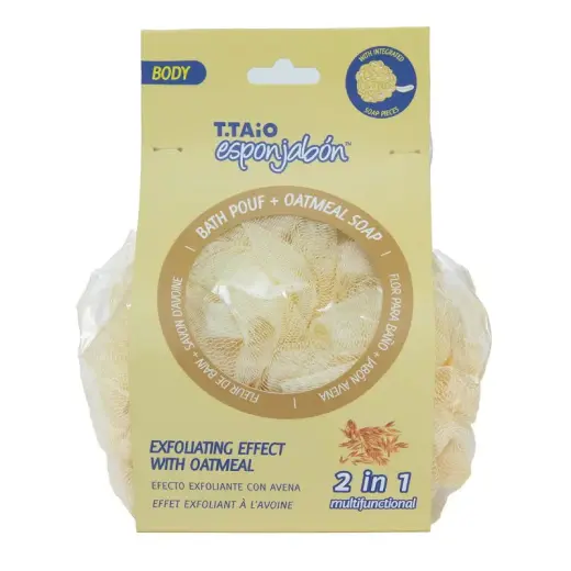 Esponjabon, Oatmeal, Exfoliating & Cleansing, Soap & Sponge 2-In-1, Body, 1 pcs