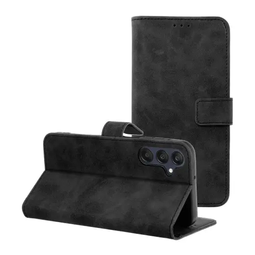 TENDER book type phone case for Samsung Galaxy A25 (A256) black