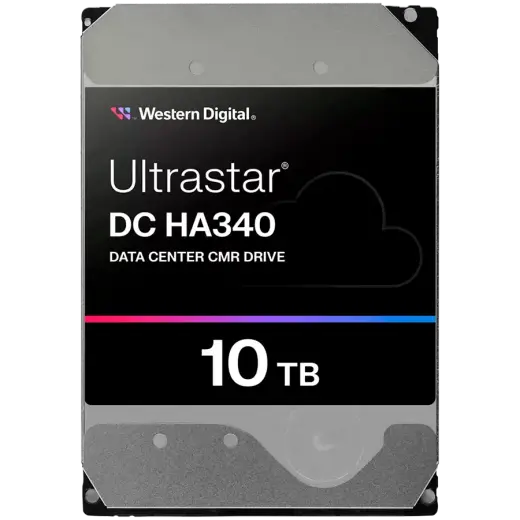 HDD Server WD/HGST ULTRASTAR DC HA340 (3.5’’, 10TB, 256MB, 7200RPM, SATA 6Gb/s, 512E SE NP3) SKU: 0B47062