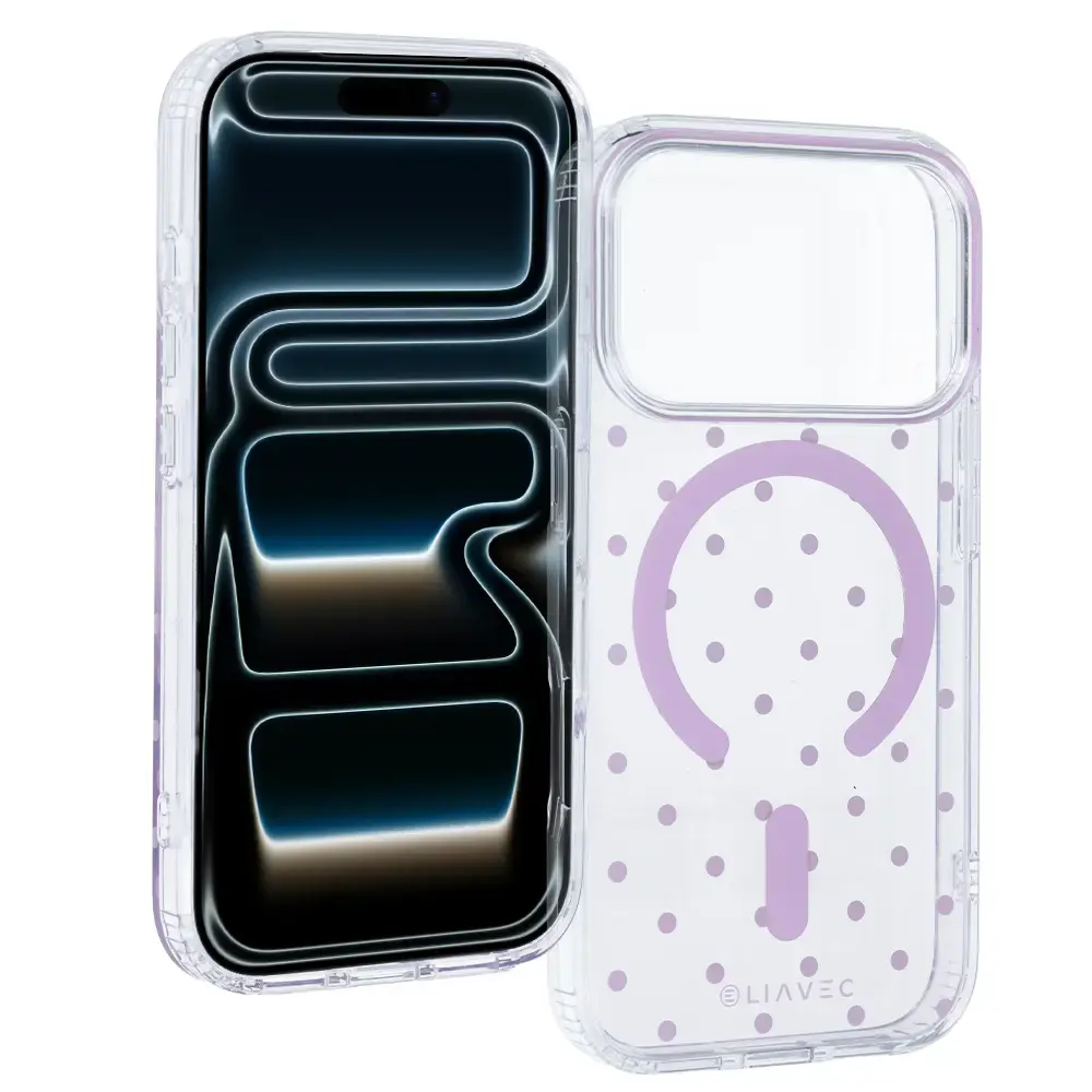 Liavec Bubble phone case for iPhone 18 Pro | iPhone 17 Pro pink