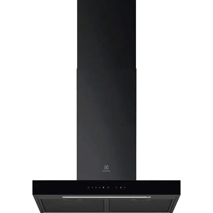 Electrolux tvaika nosūcējs, 60cm, melns