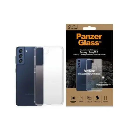 PanzerGlass HardCase Samsung S21 FE G990 Antibacterial Military grade clear 0325