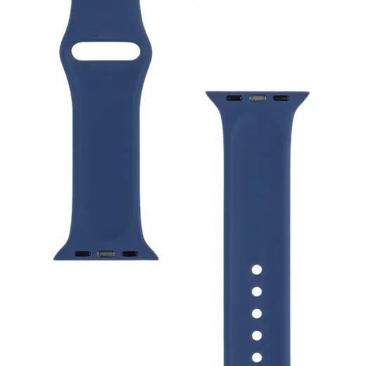 Tactical 837 Silicone Band for Apple Watch 1|2|3|4|5|6|7|8|9|SE 38|40|41mm Navy Blue