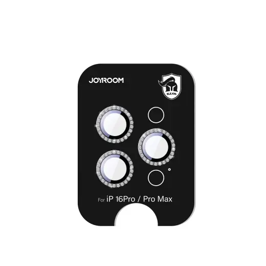 Joyroom JR-MSJ0307 ekrāna aizsargstikls priekš iPhone 16 Pro|16 Pro Max Lenses - Melns