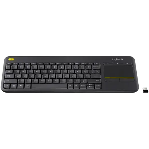 LOGITECH K400 Plus Wireless Touch Keyboard - WHITE - NORDIC