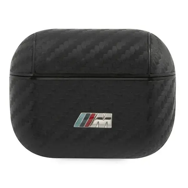 BMAPCMPUCA BMW M Carbon maciņš austiņam AirPods Pro melns