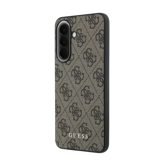 Guess PU 4G Metal Classic Logo phone case for Samsung Galaxy A57 (A576) brown