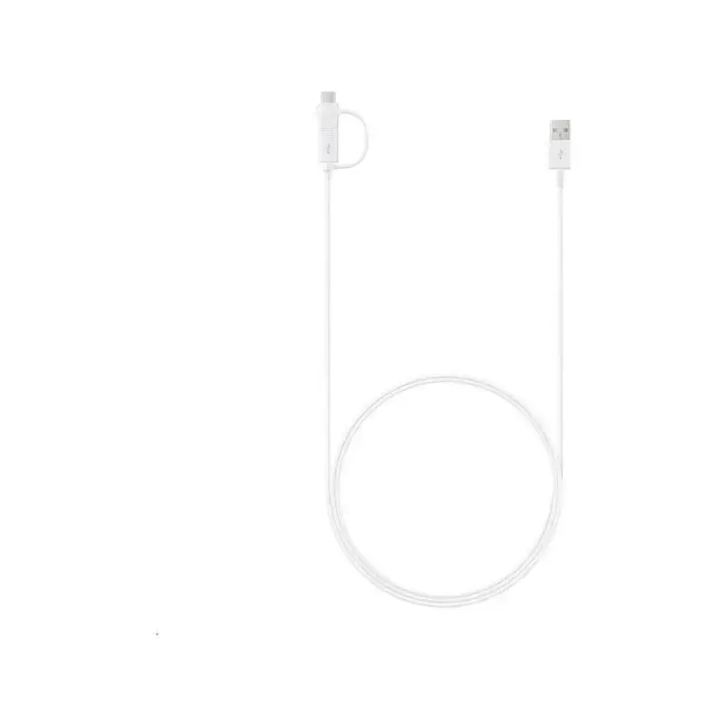 EP-DG930DWE Samsung Combo microUSB Data Cable with USB-C Reduction 1.5m White (Bulk)