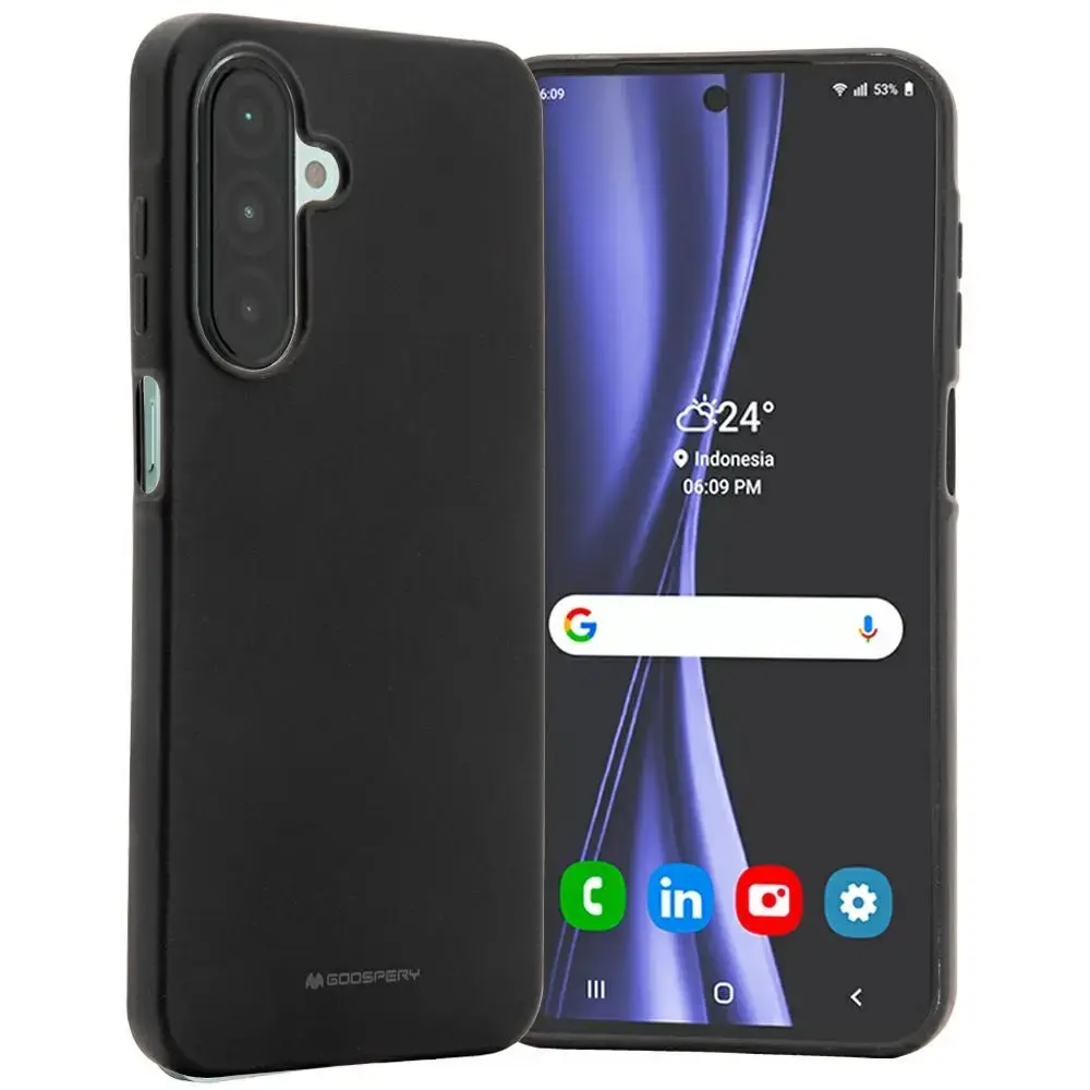 Mercury Soft telefona maciņš A26 A266 melns