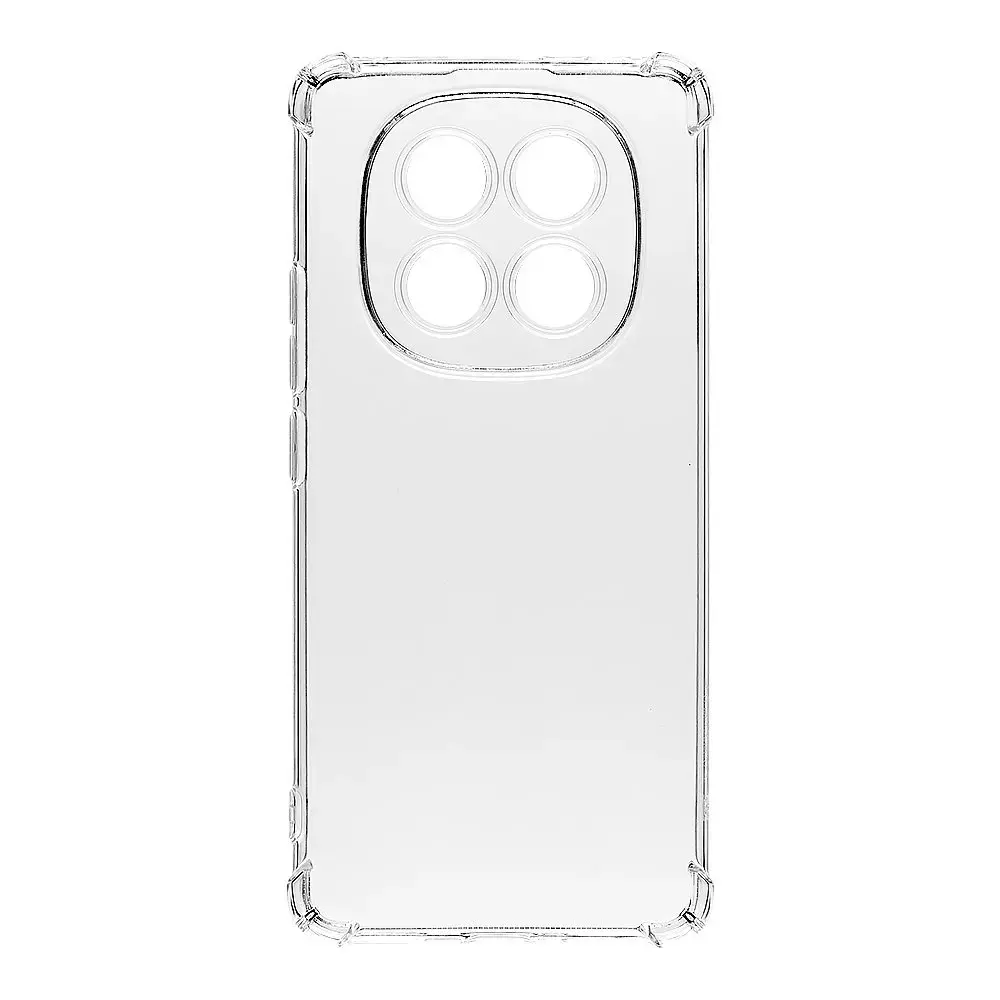 Tactical TPU Plyo Cover for Xiaomi Redmi Note 14 Pro+ 5G Transparent