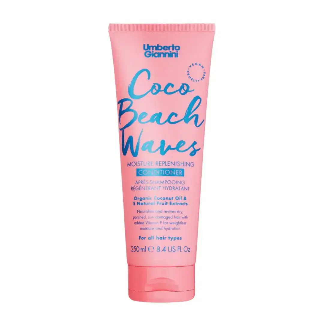 Umberto Giannini , Coco Beach Waves, Vegan AND Cruelty-Free, Hair Conditioner, Hydrating AND Moisturising, 250 ml