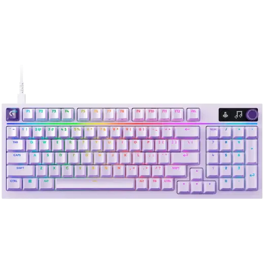 LOGITECH G316 X 98 Wired Gaming Keyboard - LILAC - US INT'L - USB - EMEA28i - 935 - TACTILE
