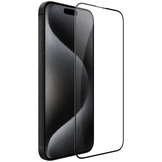 Nillkin CP+ PRO aizsargstikls telefonam iPhone 15 Pro Max melns 2 gab.