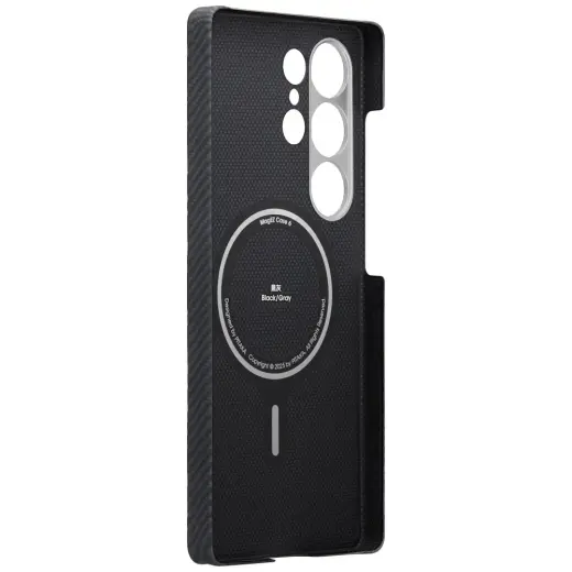 Case PITAKA Ultra-Slim MagSafe for Samsung Galaxy S25 Ultra black grey Photo