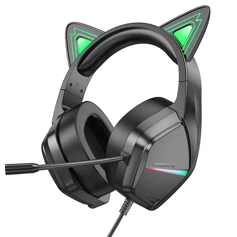 Borofone Headphones BO106 Cute Car Ear bluetooth gaming elf cat