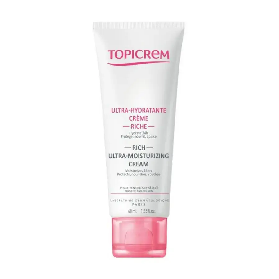 TopicremHydra+ - Luminous Moisturizing Cream - Rich - Sensitive Skin 40 Ml