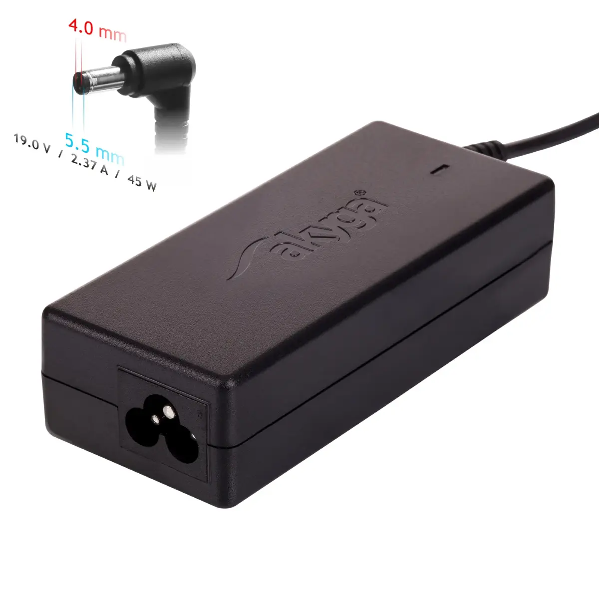 Notebook power supply Akyga AK-ND-54 19V |2.37A 45W 4.0 x 1.35 mm ASUS 1.2m