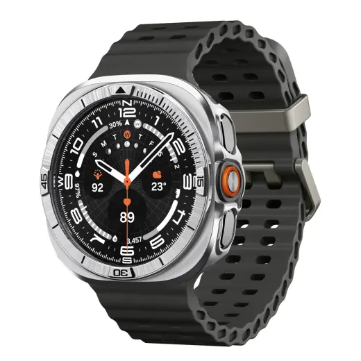 Spigen Bezel Tune Pro (Pilot), silver - Samsung Galaxy Watch Ultra 2 47mm