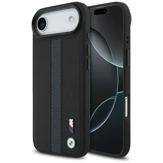 Case BMW M Perforated Stripe Logo MagSafe for iPhone 17 Air blue