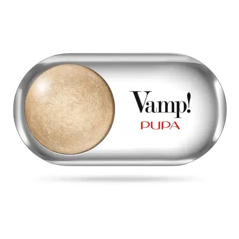Pupa Vamp (Compact Eyeshadow) 1.5 G - Shade: 201 Champagne Gold - Wet & Dry