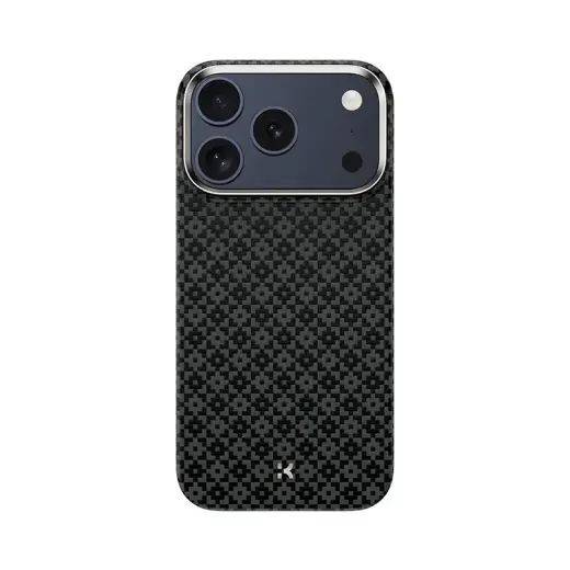 Benks Magnetic Armor Air Armor Grid Kevlar maciņš telefonam iPhone 17 Pro melns