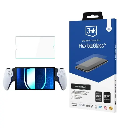 Hybrid glass 3mk FlexibleGlassâ¢ for Sony PlayStation Portal - up to 8.3"