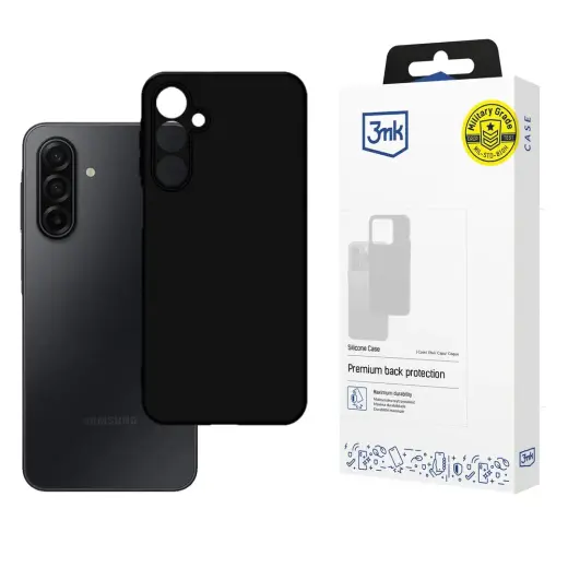 3mk Silicone phone case for Samsung Galaxy A17 5G (A176) black